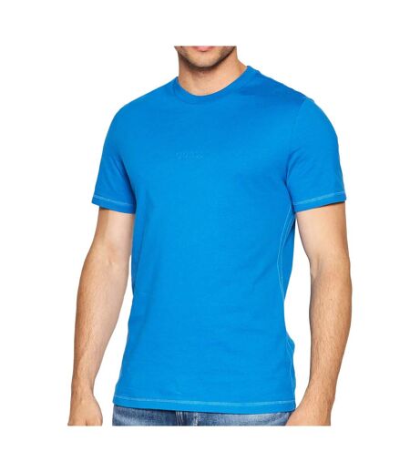 T-shirt Bleu Homme Guess Aidy