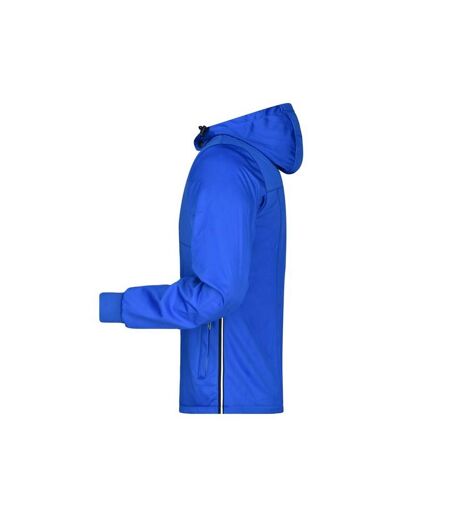 Veste Maritime Homme Bleu Nautique Bleu Marine Blanc James And Nicholson