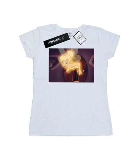 Disney T-shirt en coton Fée Clochette - Lock Squeeze - Femmes/Dames (Blanc) - UTBI47863