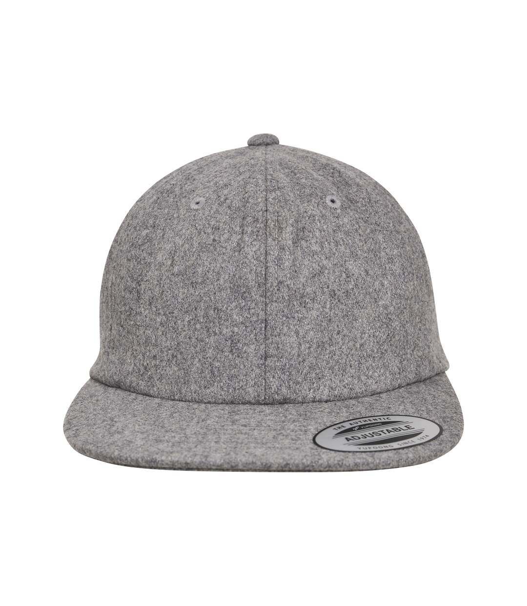 Casquette flexfit melton homme gris Yupoong-3