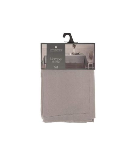 Nappe Rectangulaire Chambray 140x240cm Gris