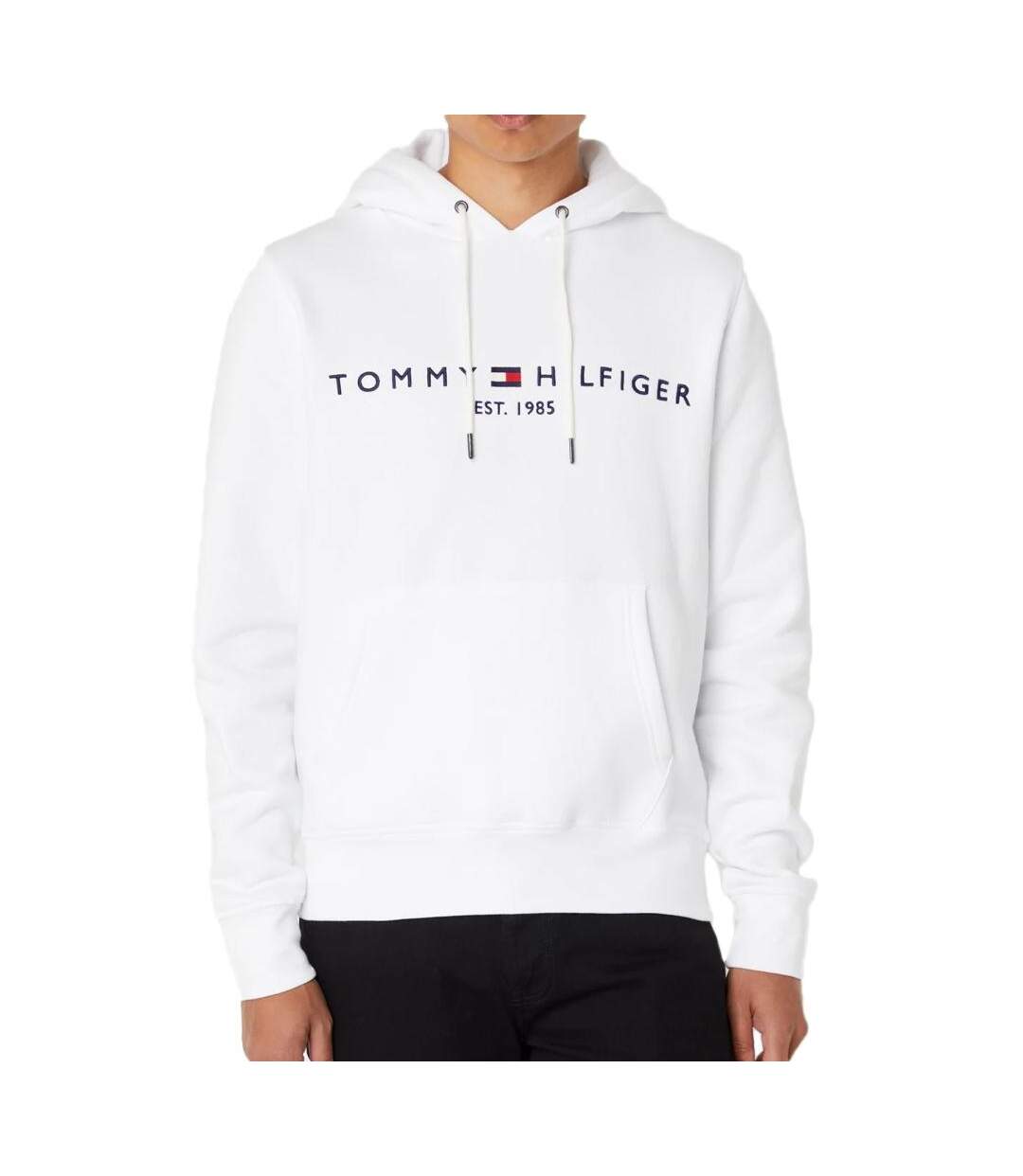 Sweat blanc homme tommy hilfiger new york ho - s-1