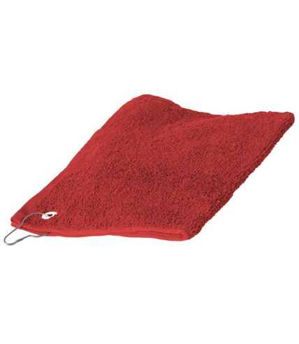 Towel City Luxury Range 550 GSM - Sports Golf Towel (30 X 50 CM) (Red) - UTRW1579