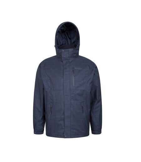 Mountain Warehouse Mens Bracken Melange 3 in 1 Jacket (Blue) - UTMW232