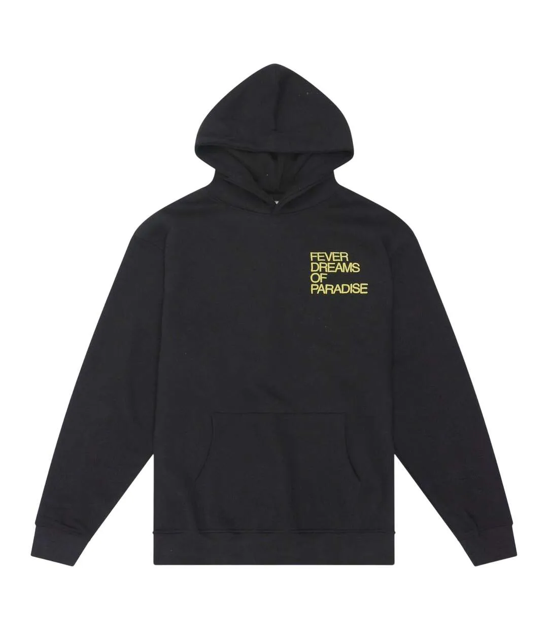 Unisex Adult Fewer Dreams Graphic Print Hoodie Black Rose London-2