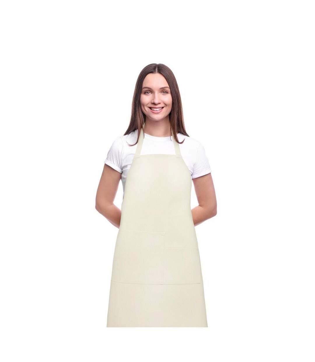 Khana cotton full apron one size off white Seasons-2