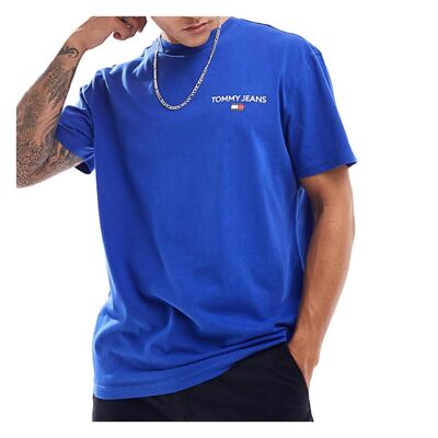 T-shirt Bleu Homme Tommy Hilfiger Pri - L