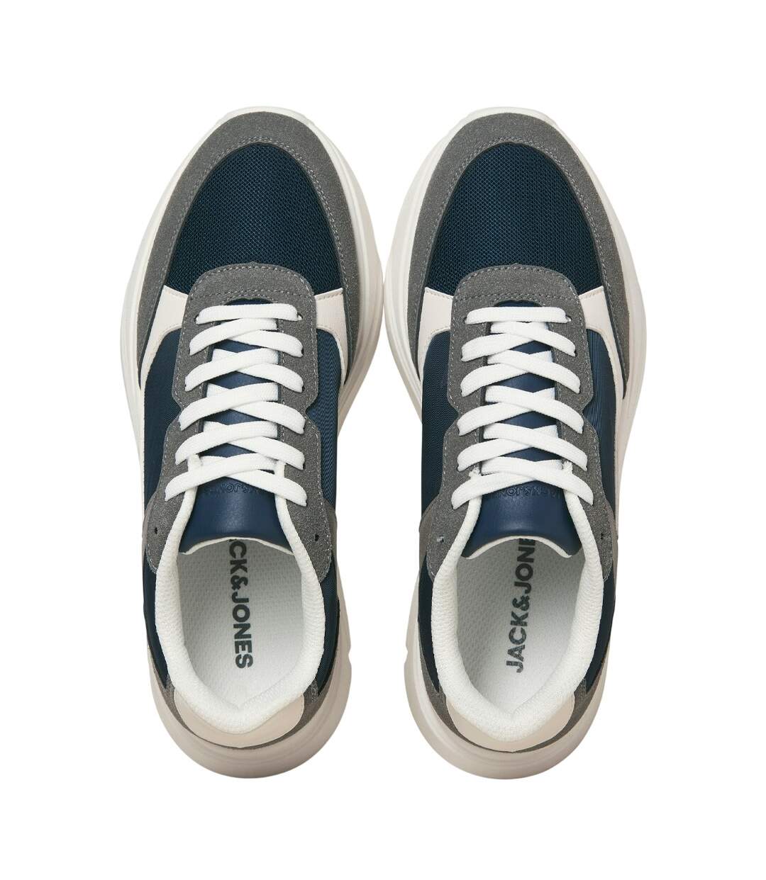 Mens Aspire Runner Trainers Castle Rock Navy Blazer Jack And Jones-4