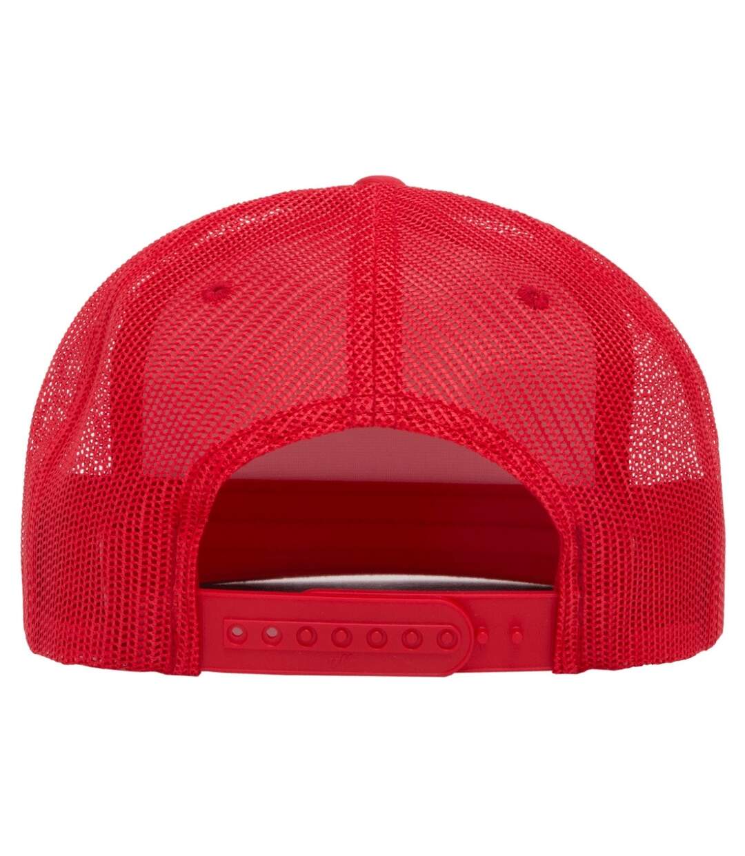 Casquette trucker blanc / rouge Yupoong-2