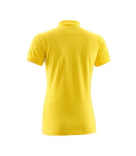 Womens/ladies Grasse Crossover Polo Shirt Sunflower Yellow Mascot