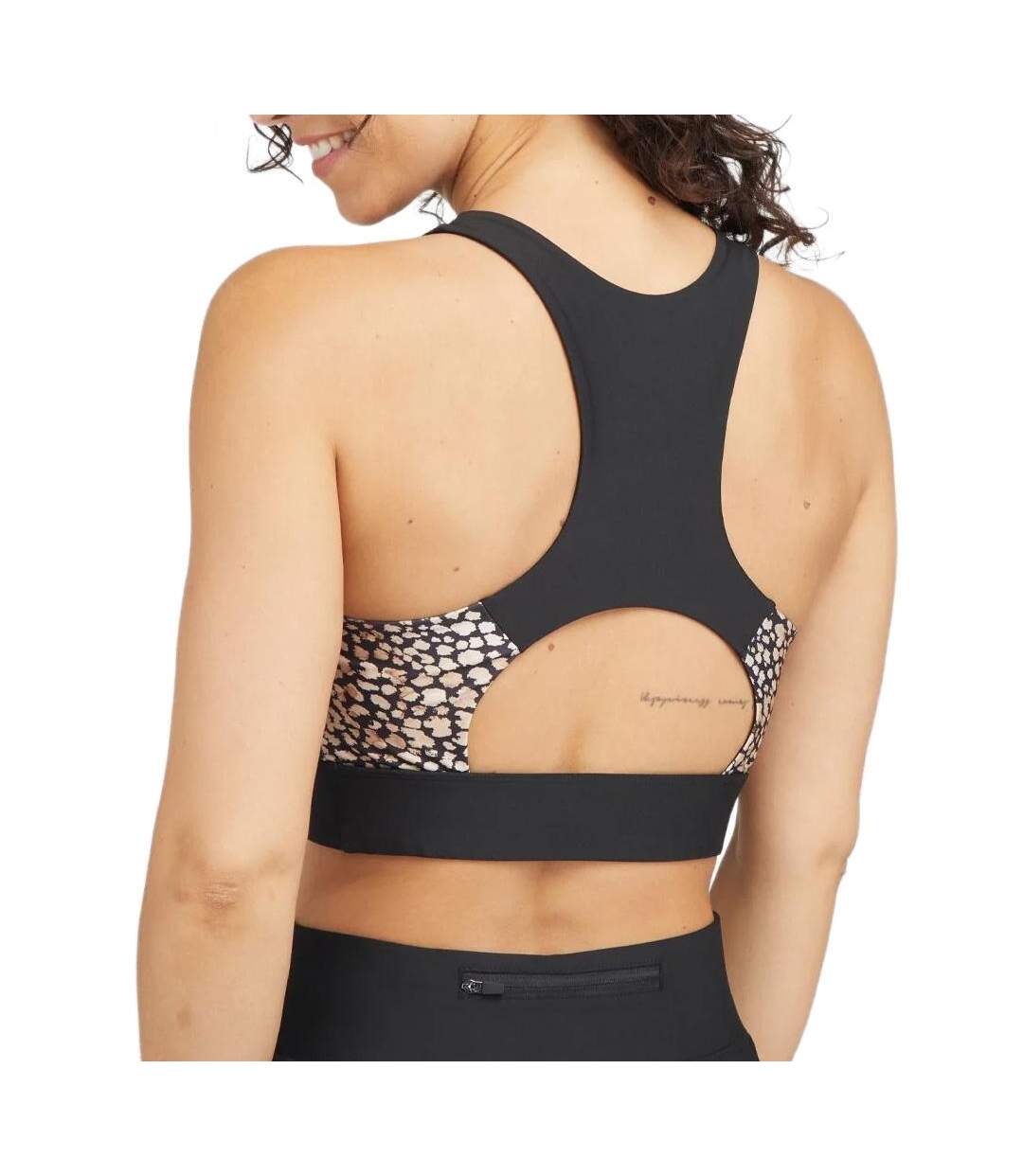 Brassière noir/beige femme no publik leopard-2