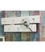 Patère Murale 2 niveaux Fleur de Pissenlit 60cm Blanc-3