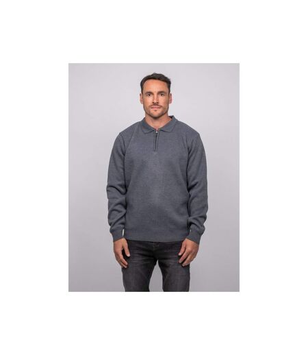 Pull col polo zippé LARMOTI