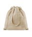 Atlanta Twin Handle Drawstring Bag One Size Beige Heather SOLS-2