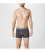 Pack Of 2  Mens Logo Boxer Shorts  Grey Grey Marl Firetrap-4