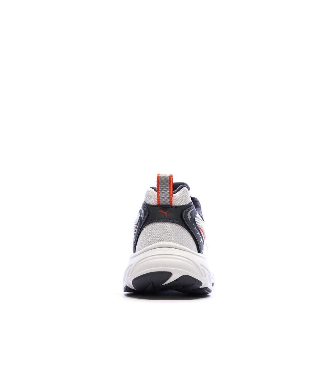 Baskets blanches/noires/rouges homme puma morphic-3