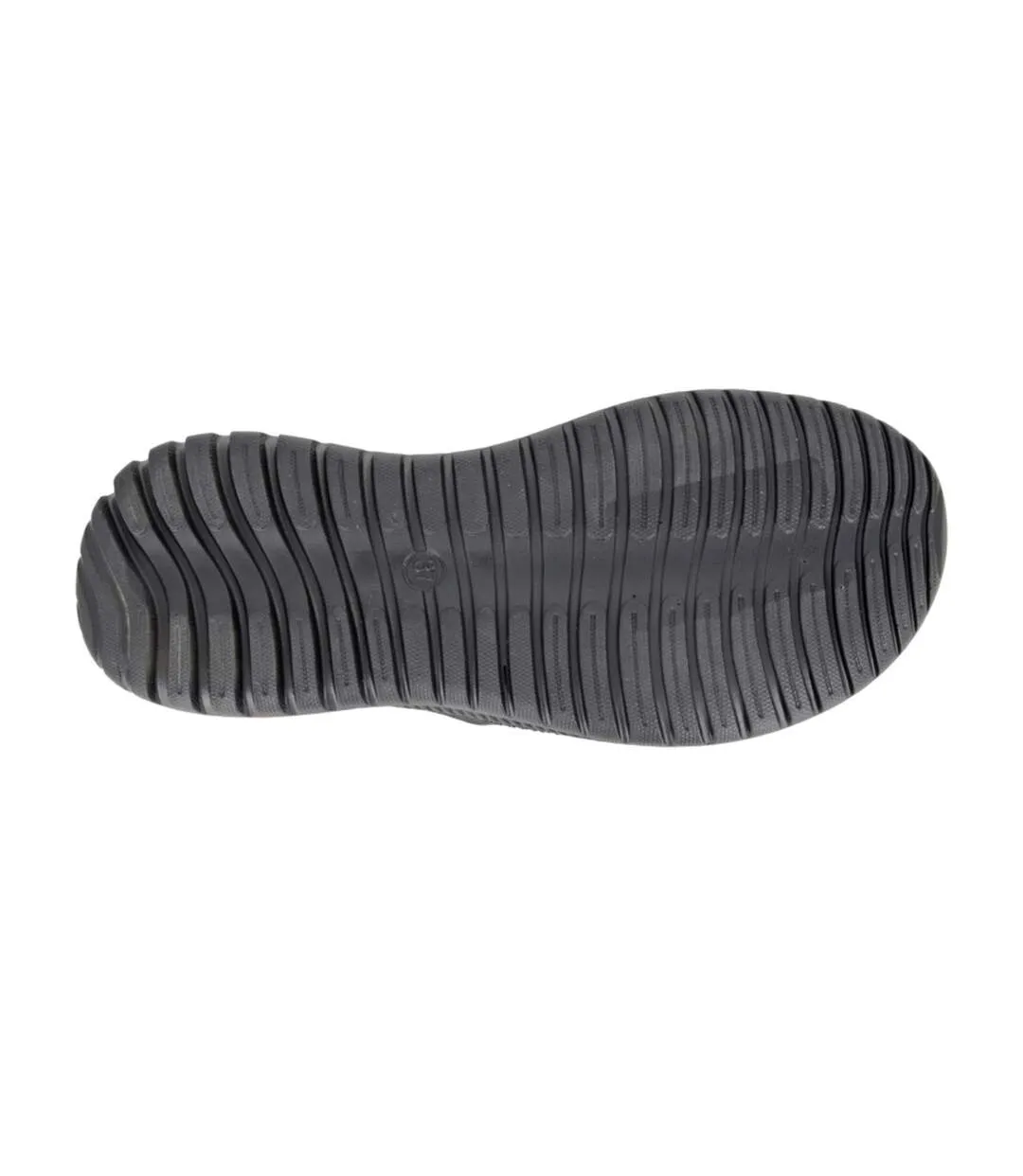 Womens/ladies Eliana Diamante Sliders Black Cipriata-2