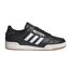 Mens Continental 80 Stripes Leather Trainers Core Black Adidas-1