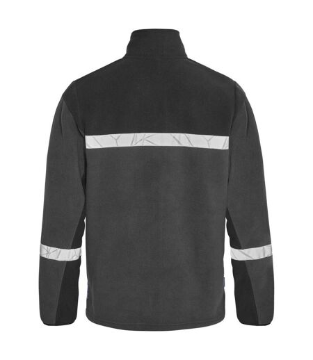Mens 7300 Fleece Jacket Grey Black Projob