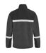 Mens 7300 Fleece Jacket Grey Black Projob-2