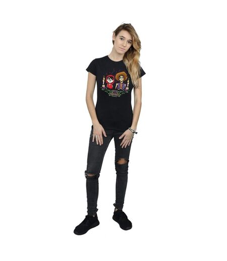 Disney - T-shirt COCO MIGUEL AND HECTOR - Femme (Noir) - UTBI14326