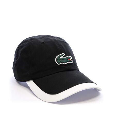 Casquette blanche/noire mixte lacoste rk5398 - taille unique