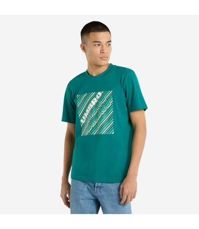 Umbro Mens Gradient Box T-Shirt (Quetzal Green) - UTUO2078