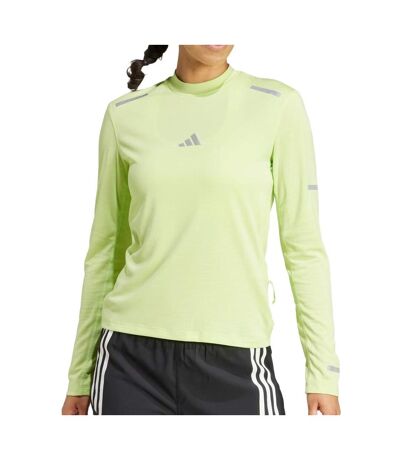 T-shirt running réfléchissant jaune fluo femme adidas ultimate