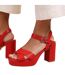 Talons hauts Larges marcia femme rouge Where´s That From