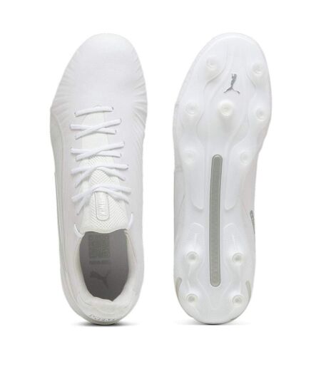Mens King Ultimate Firm Ground Football Boots White Puma