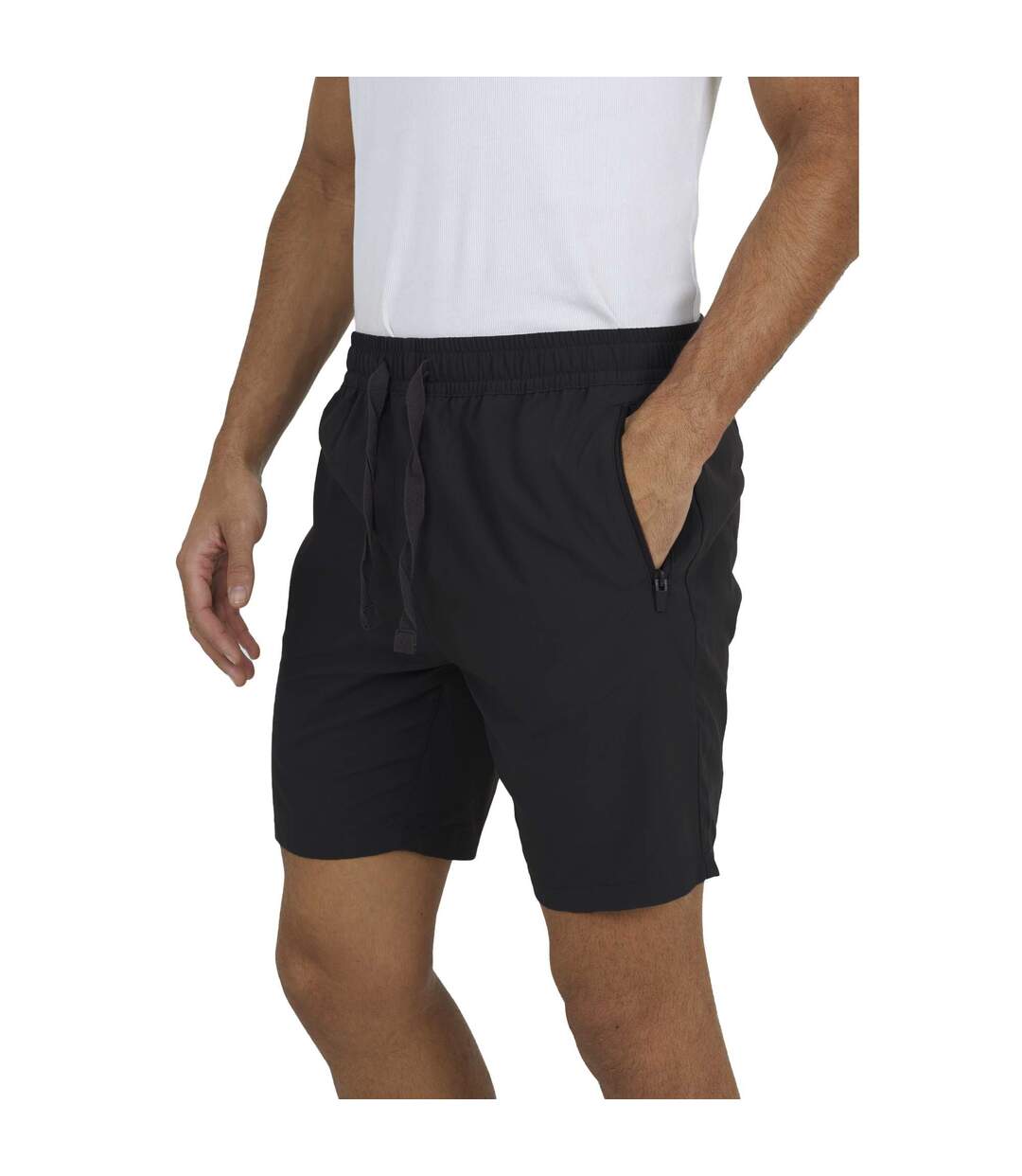 Short Homme Noir Brave Soul-3