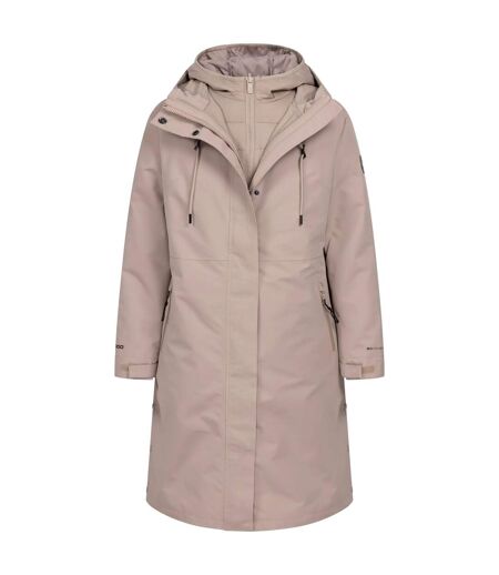 Veste Imperméable Allegra Femme Beige Trespass