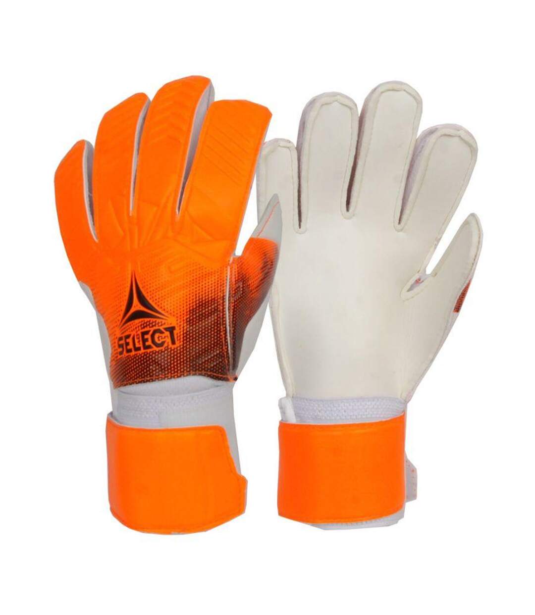 Gants De Gardien De But Adulte Orange Blanc Select-3