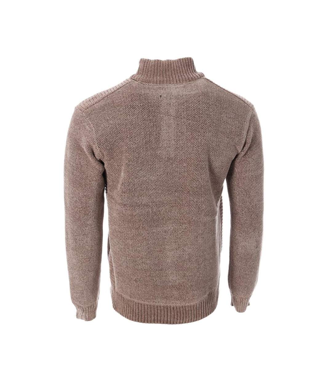 Pull Marron Homme RMS26 Chenille - L-2