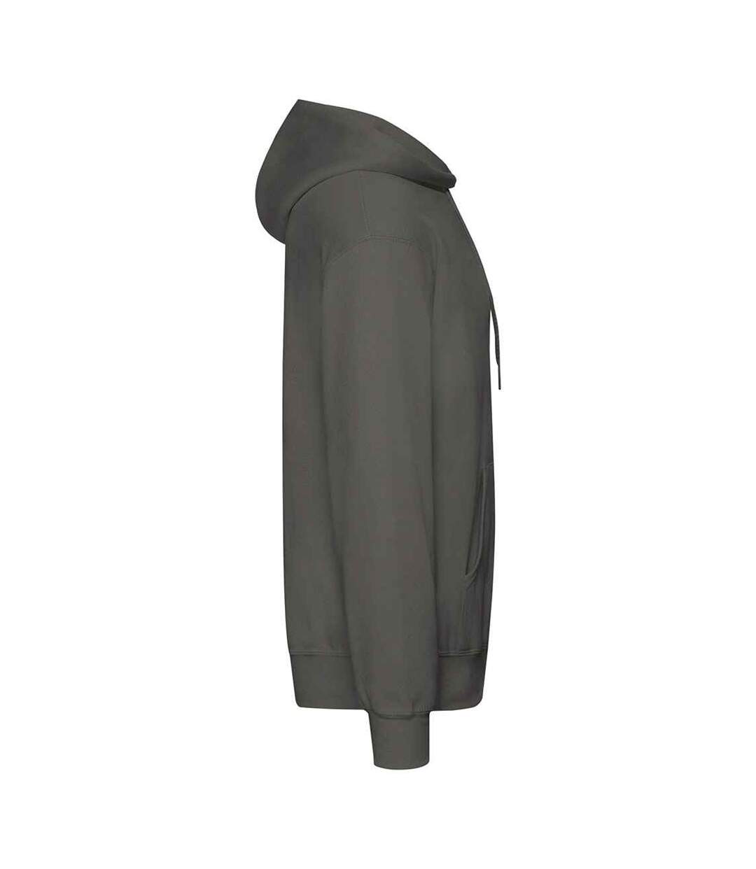 Sweat À Capuche Classic Adulte Graphite Clair Uni Fruit Of The Loom-3