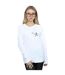 Disney Sweatshirt imprimé poitrine de tennis Minnie Mouse - Femmes/Ladies (Blanc) - UTBI27978-2