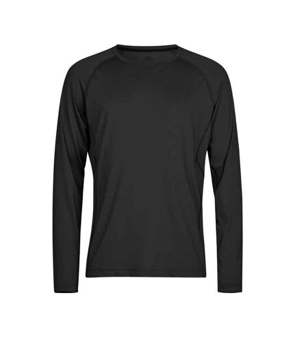 Tee Jays Mens CoolDry Long-Sleeved T-Shirt (Black) - UTPC5321