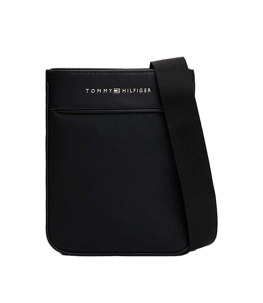 Sacoche noir homme tommy hilfiger foundation mini-1