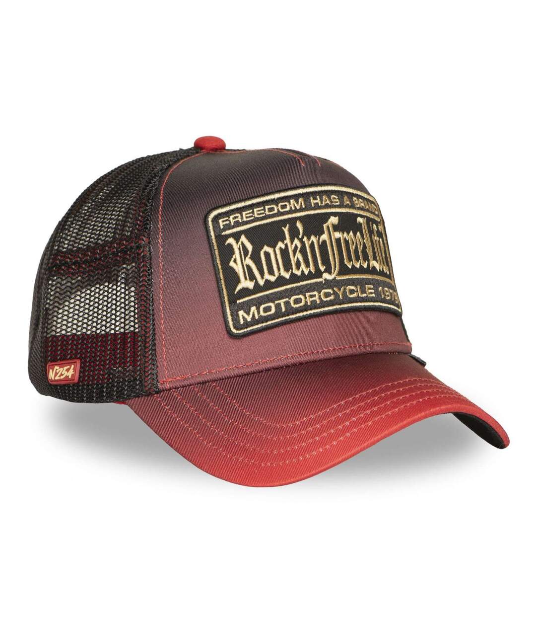 Casquette trucker avec filet bi-matière Wrong Rock'n Free Life-4