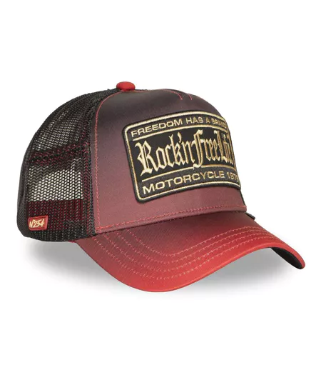 Casquette trucker avec filet bi-matière Wrong Rock'n Free Life