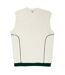Unisex Adult Fleece Cricket Vest White Maroon Carta Sport-1