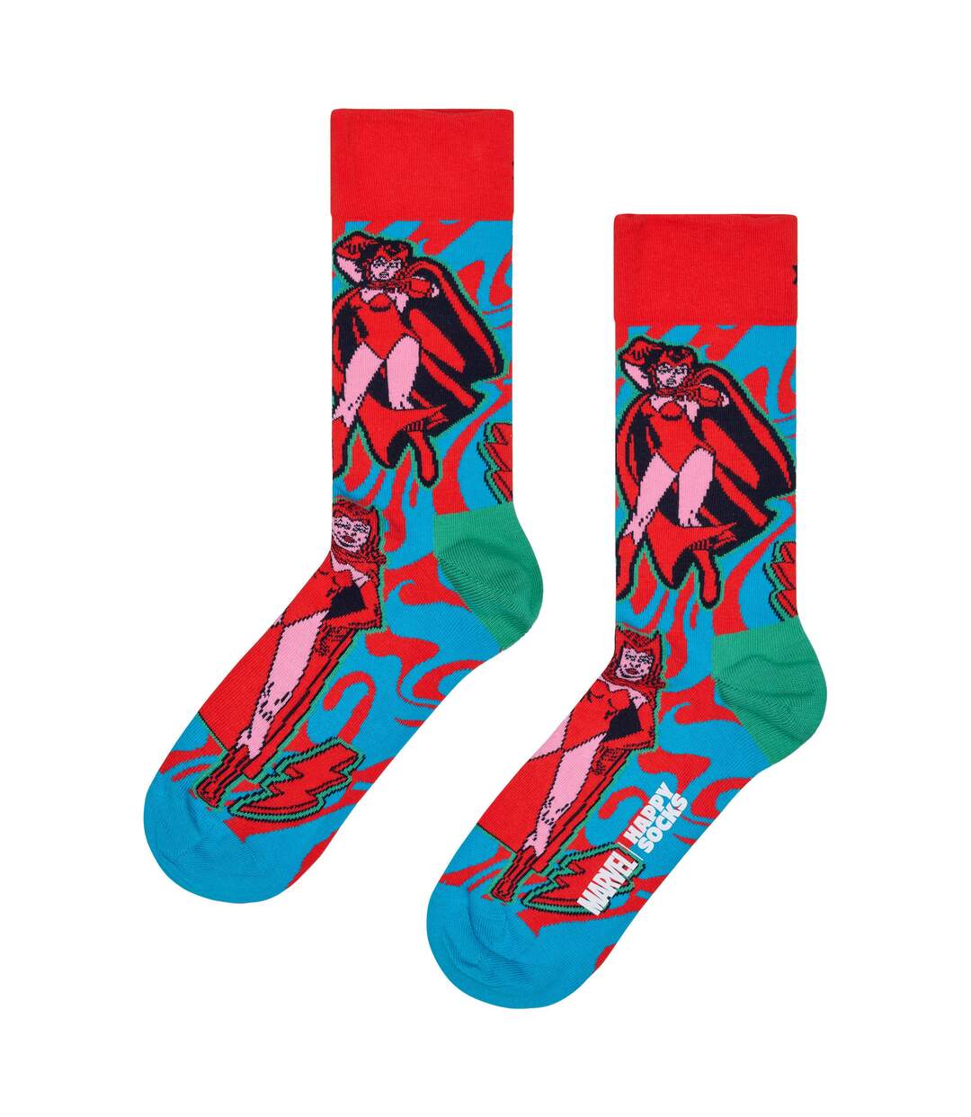 Mens Marvel Scarlet Witch Novelty Socks | Gift Idea-1