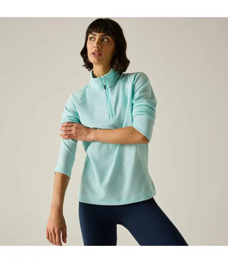 Great Outdoors Womens/ladies Montes Half Zip Fleece Top Water Ballet Regatta