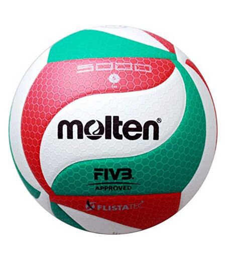 Ballon De Volley-ball V5m5000 Taille 5 Blanc Molten