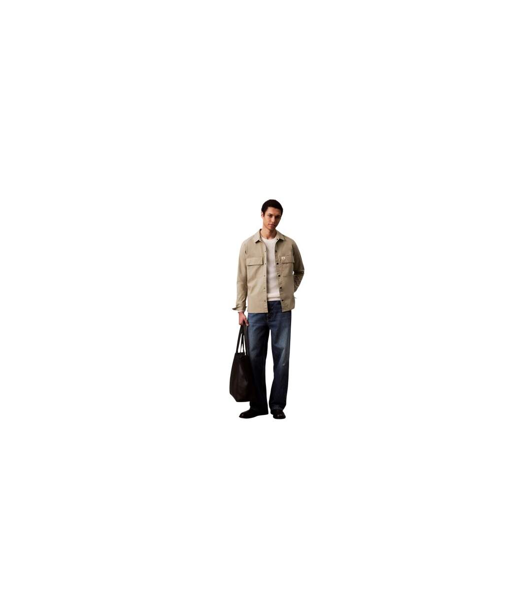 Surchemise Homme Marron Calvin Klein-1