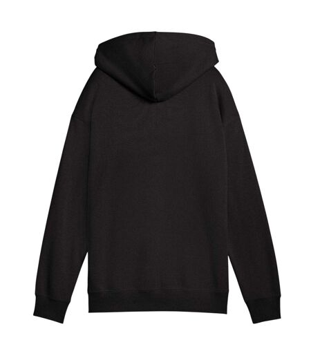 Womens/ladies Logo Overhead Hoodie  Black Puma