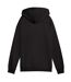 Womens/ladies Logo Overhead Hoodie  Black Puma-3
