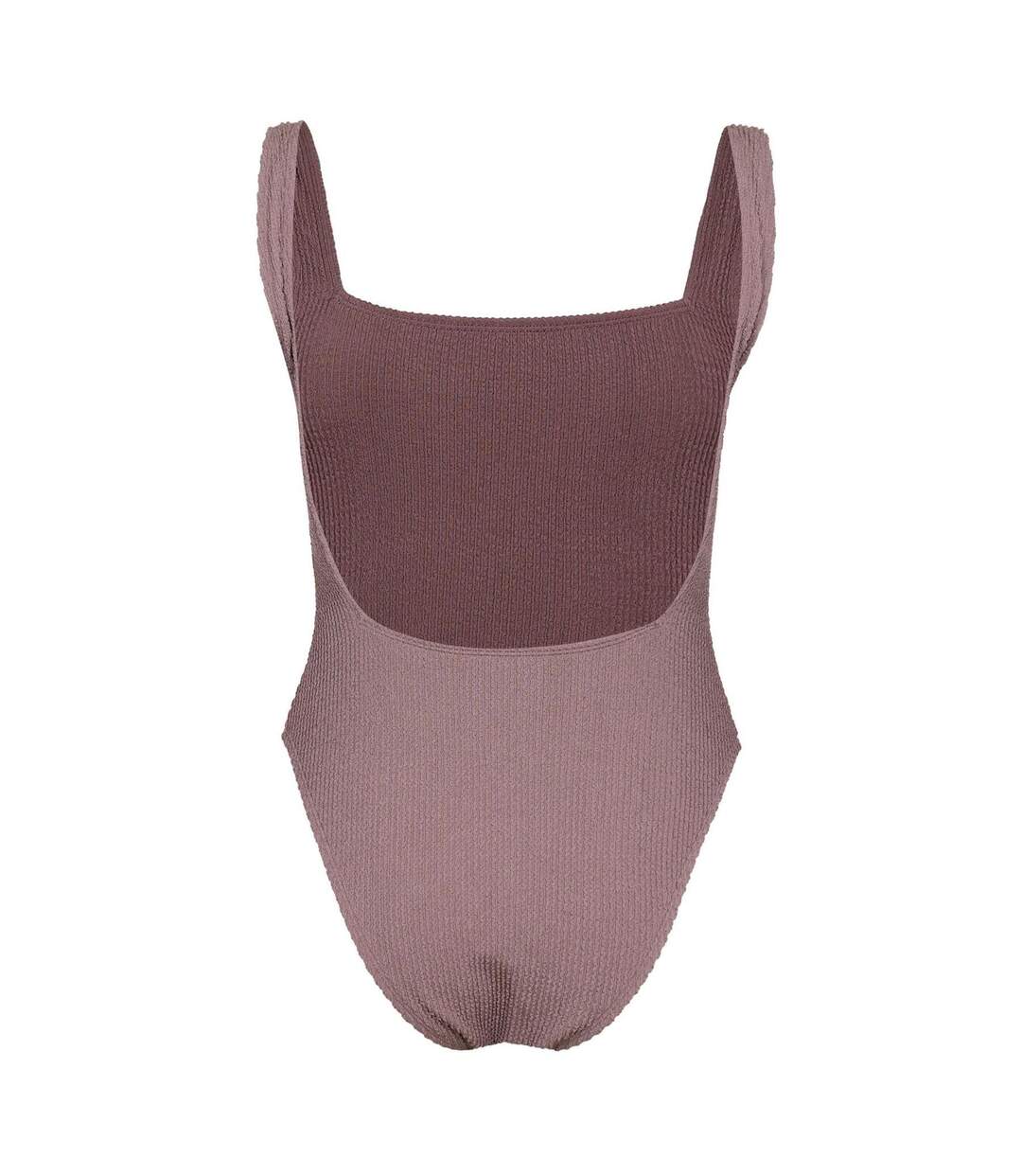 Womens/ladies Crinkled One Piece Swimsuit Mocha Jack Wills-3