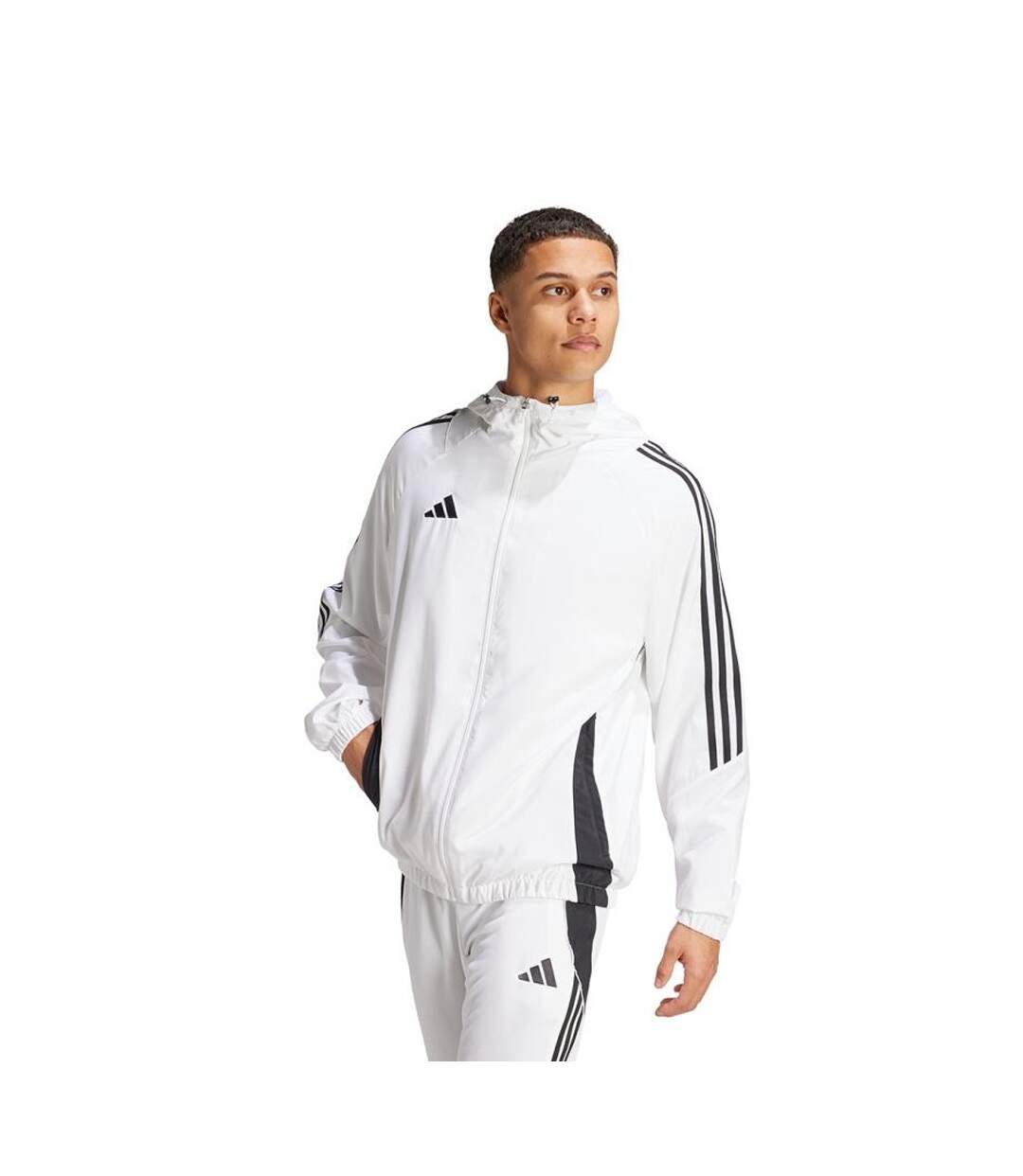 Coupe-vent Tiro Homme Blanc Adidas-1