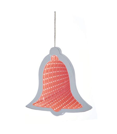 Christmas Shop Miroir LED Bell Infinity (Rouge) (One Size) - UTRW7387